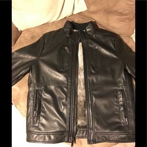 Calvin Klein faux shearling jacket XL